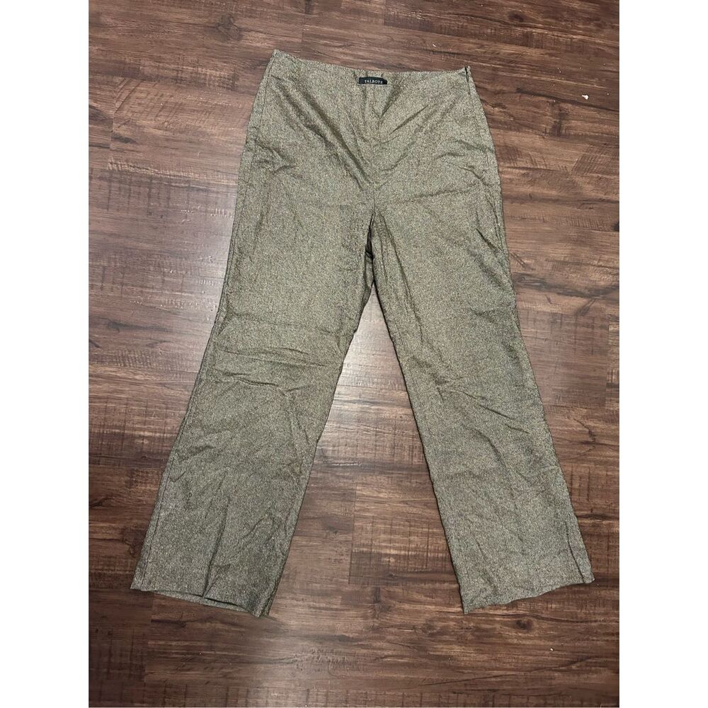 Talbots Green Dot Pants, Sz 12 P